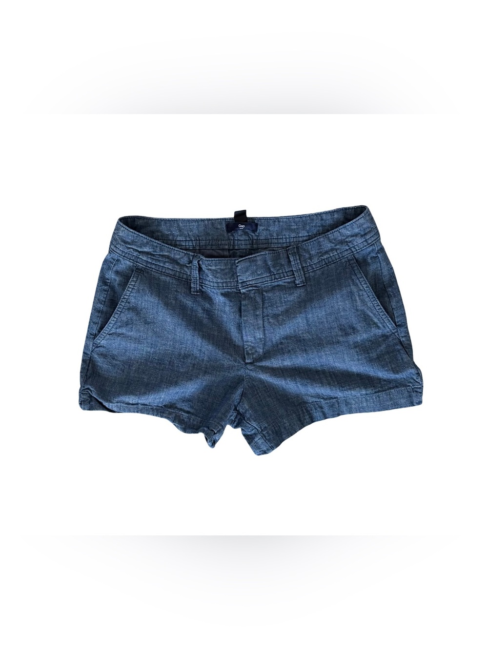 GAP Women's Dark Blue Denim-Style Casual Shorts